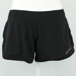 2XU Lightspeed Women's Small Black 3" Athletic Mid Rise Running Shorts